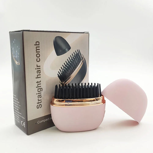 VelvetHair™ | Cepillo Alisador Portátil